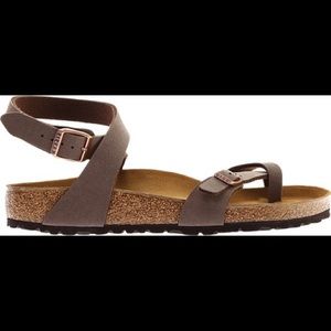 Birkenstock Yara Toe Loop Sandal in Mocha Birkibuc